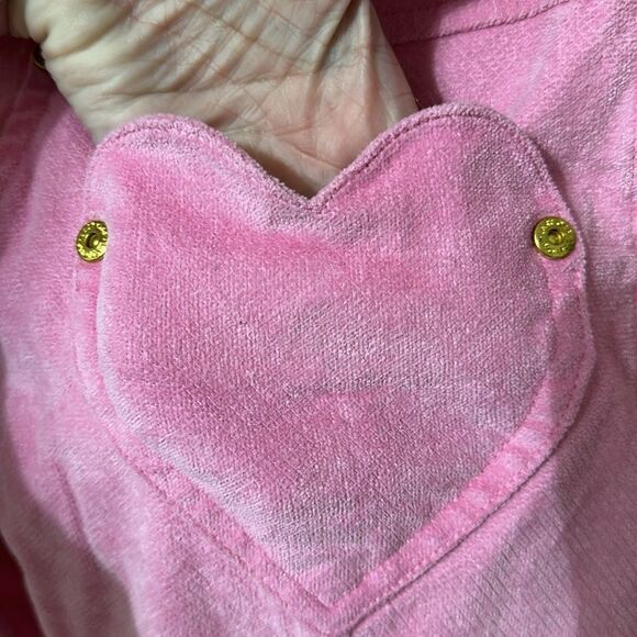 Adorable Lazy Oaf Pink Velvet Dress - Picture 4 of 12